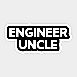 Engineer uncle Sticker